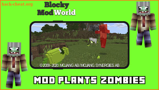 Mod Plants vs. Zombies [For MCPE] screenshot