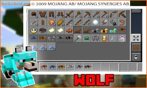 Mod Wolf Armor Craft for Minecraft PE 🐺 MCPE Mods screenshot