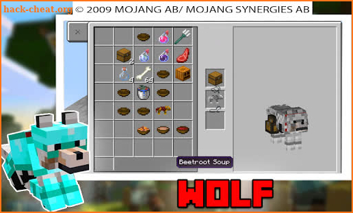 Mod Wolf Armor Craft for Minecraft PE 🐺 MCPE Mods screenshot