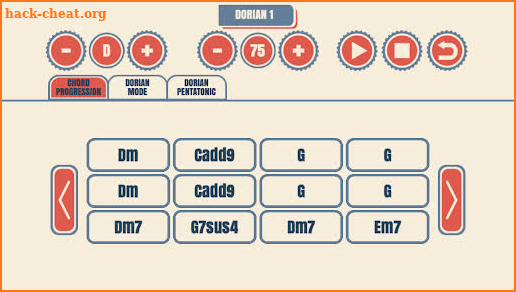 Modal Guitar Jam Tracks screenshot