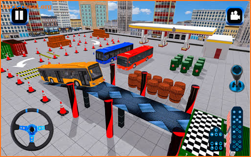 Modern Bus Parking Adventure - Advance Bus Games screenshot