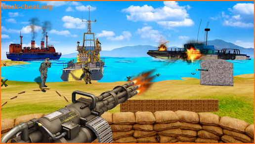 Modern Call of Beach : Defense War screenshot