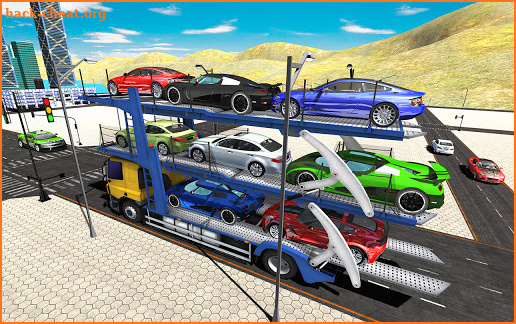 Modern Car Transporter Truck Games: Airplane Games screenshot