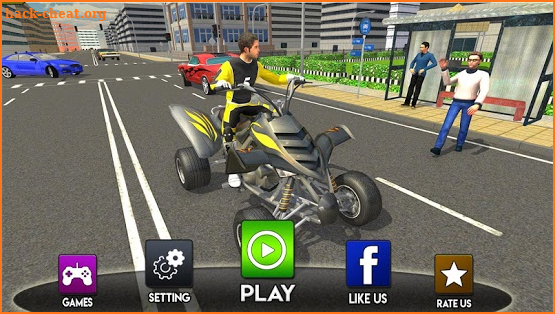 Modern City ATV Taxi Sim: Quad bike Simulator 2018 screenshot