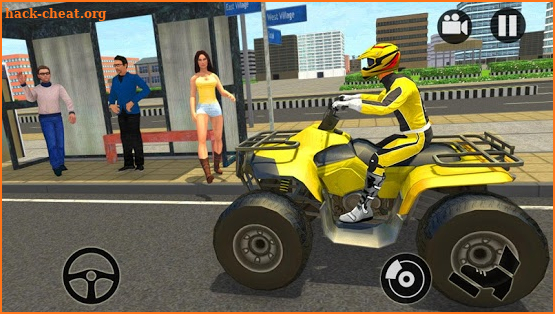 Modern City ATV Taxi Sim: Quad bike Simulator 2018 screenshot