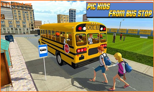 Modern City School Bus Simulator 2017 screenshot