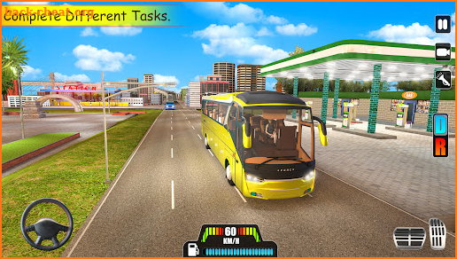 Modern Coach Bus Simulator: Offroad Bus Driving screenshot