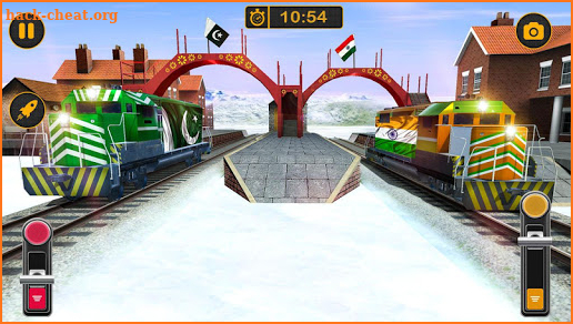 Modern Indian Pakistan Train Race screenshot