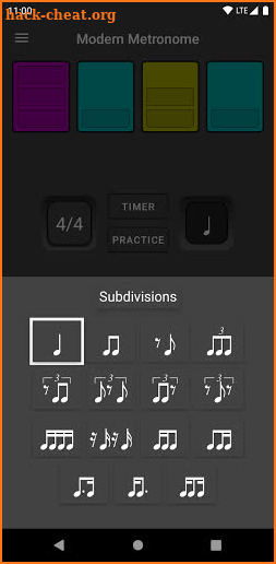 Modern Metronome screenshot