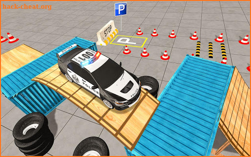 Modern Police Parking- Car Driving Games screenshot