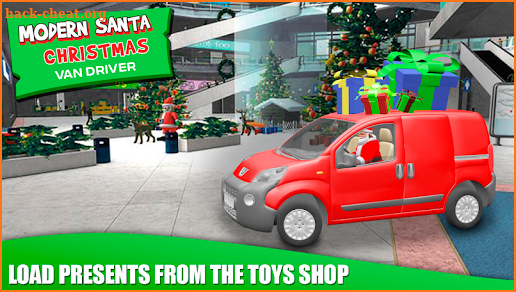 Modern Santa Gift Delivery - Christmas van drive screenshot