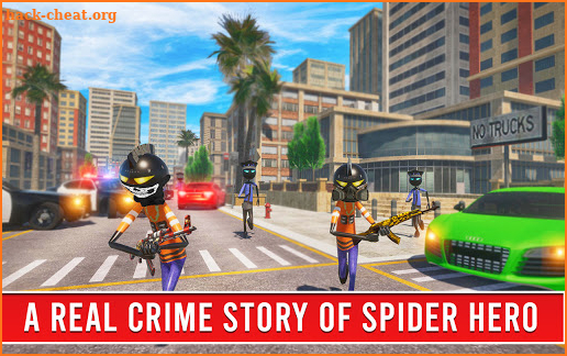 Modern Stickman Spider: Rope Hero Gangster Mafia screenshot