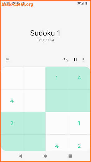 Modern Sudoku screenshot