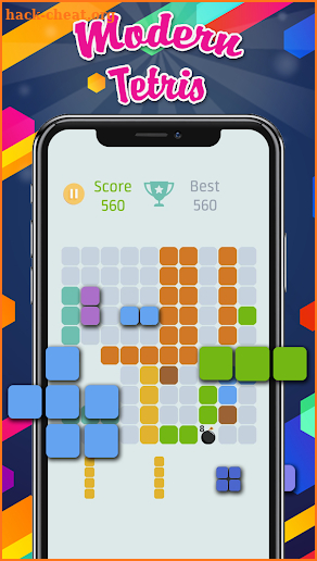 Modern Tetris screenshot