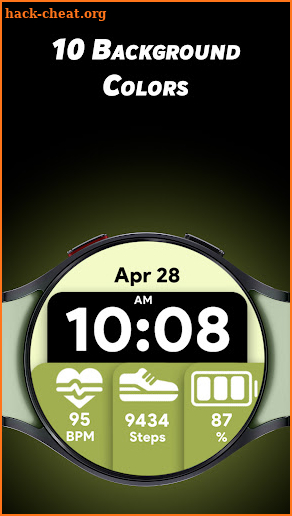 Modern Tiles - Watch face screenshot