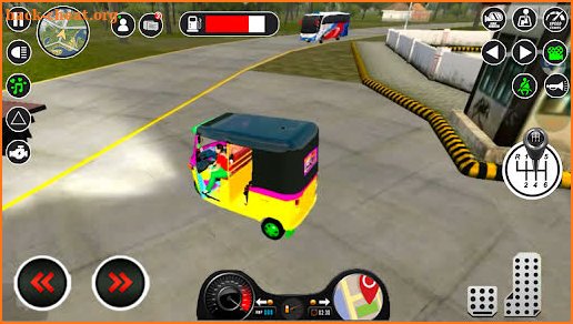 Modern Tuk Tuk Auto Driver 3D screenshot