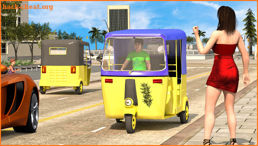 Modern Tuk Tuk Auto Rickshaw: City Driving screenshot