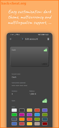 Modern Wallet screenshot