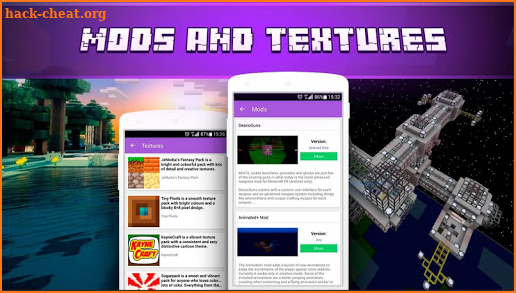 Mods for Minecraft PE - Skins & Maps screenshot