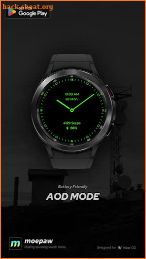 Moepaw Radar Watch Face screenshot