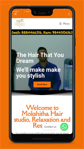 Mokshitha Hair Studio screenshot