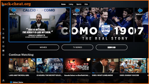 Mola for Android TV screenshot