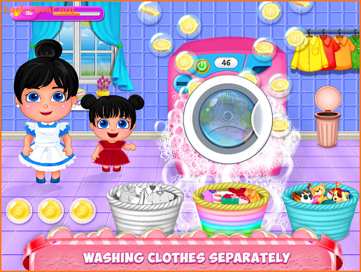 Mom Baby Clothes Washing Laundry screenshot