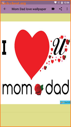 Mom Dad Love Wallpaper screenshot