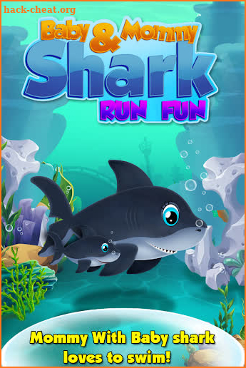 Mommy & Baby Shark Run Do Do Do Fun Adventure screenshot