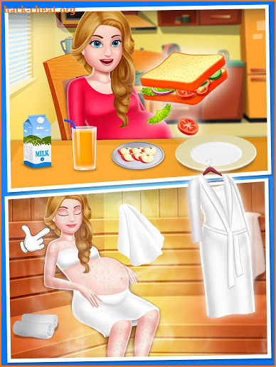 Mommy & newborn baby shower - Babysitter Game screenshot