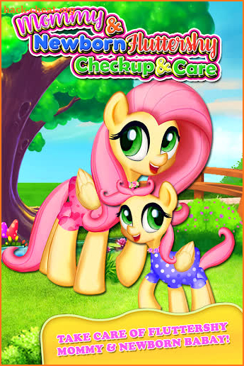 Mommy and Newborn Fluttershy Checkup and Care screenshot