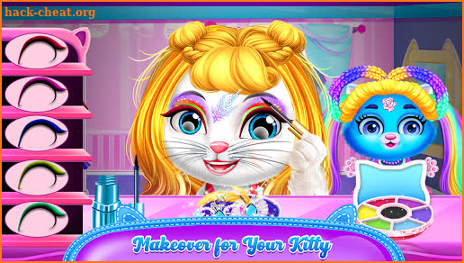 Mommy & Twins Baby kitty Hairdresser Beauty Salon screenshot