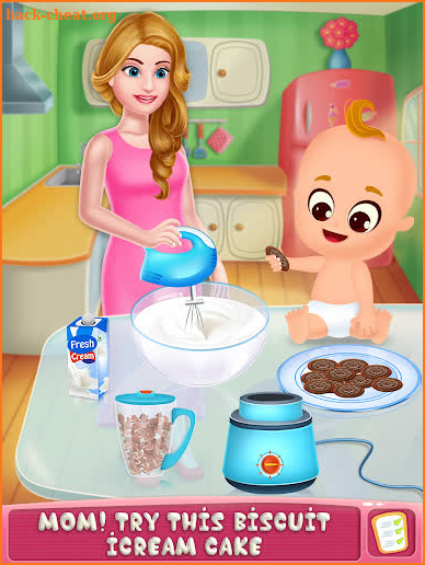 Mommy Homemade Ice Cream Cooking screenshot