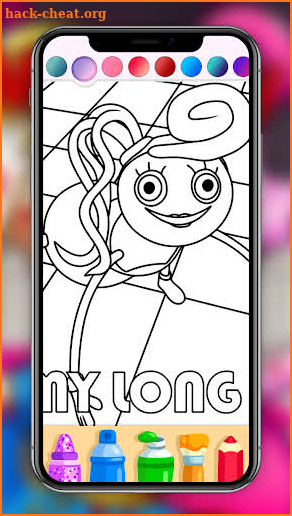 Mommy Long Legs Coloring Game screenshot