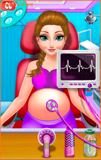 mommys new baby birth - pregnant games screenshot