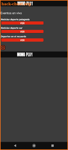 Momo Play Ver Partidos en Vivo screenshot