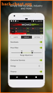 MOMO Realtime Stock Discovery screenshot