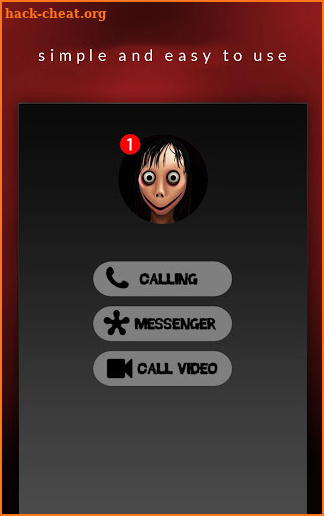 Momo Scary Video Call Simulator screenshot