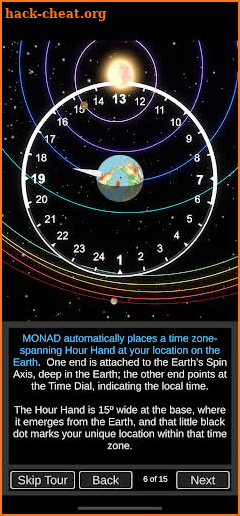 Monad Calendar Clock screenshot