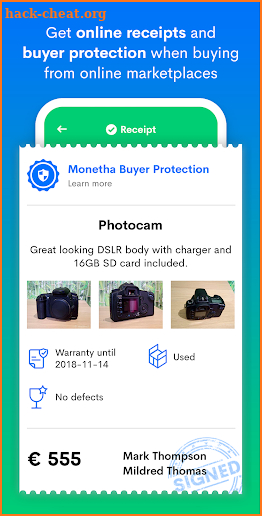 Monetha screenshot