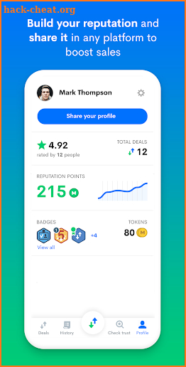 Monetha screenshot