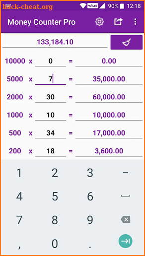 Money Counter Pro screenshot