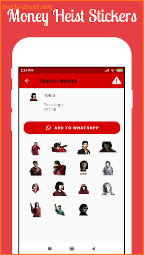 Money Heist Stickers Pack (WAStickerApps) screenshot