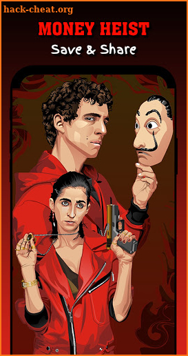 Money Heist Wallpaper HD & Sticker - WAStickerApp screenshot