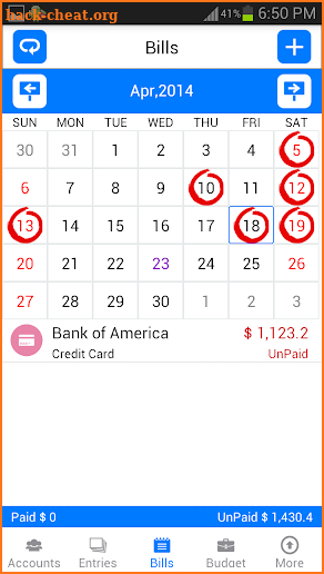 Money Log : Budget Manager screenshot