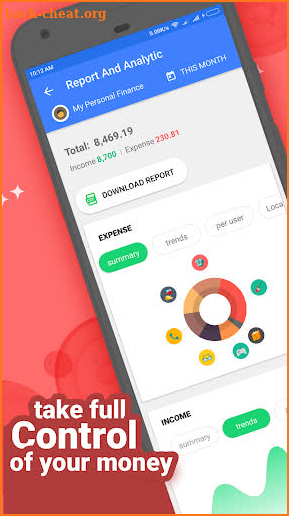 Money Management, Expense & Bu screenshot