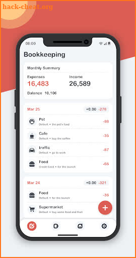 Money Manager (Elephant Bookkeeping) screenshot