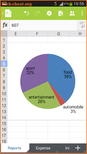 Money Manager in Excel (pro) screenshot