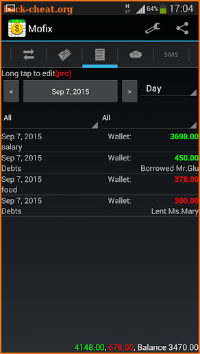 Money Manager in Excel (pro) screenshot