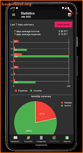 Money Manager Income & Expense screenshot